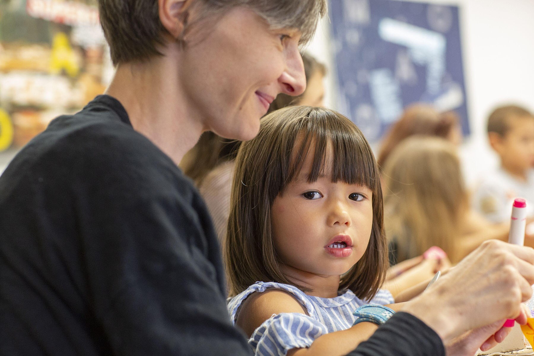 Luna and Nadja at Family Program