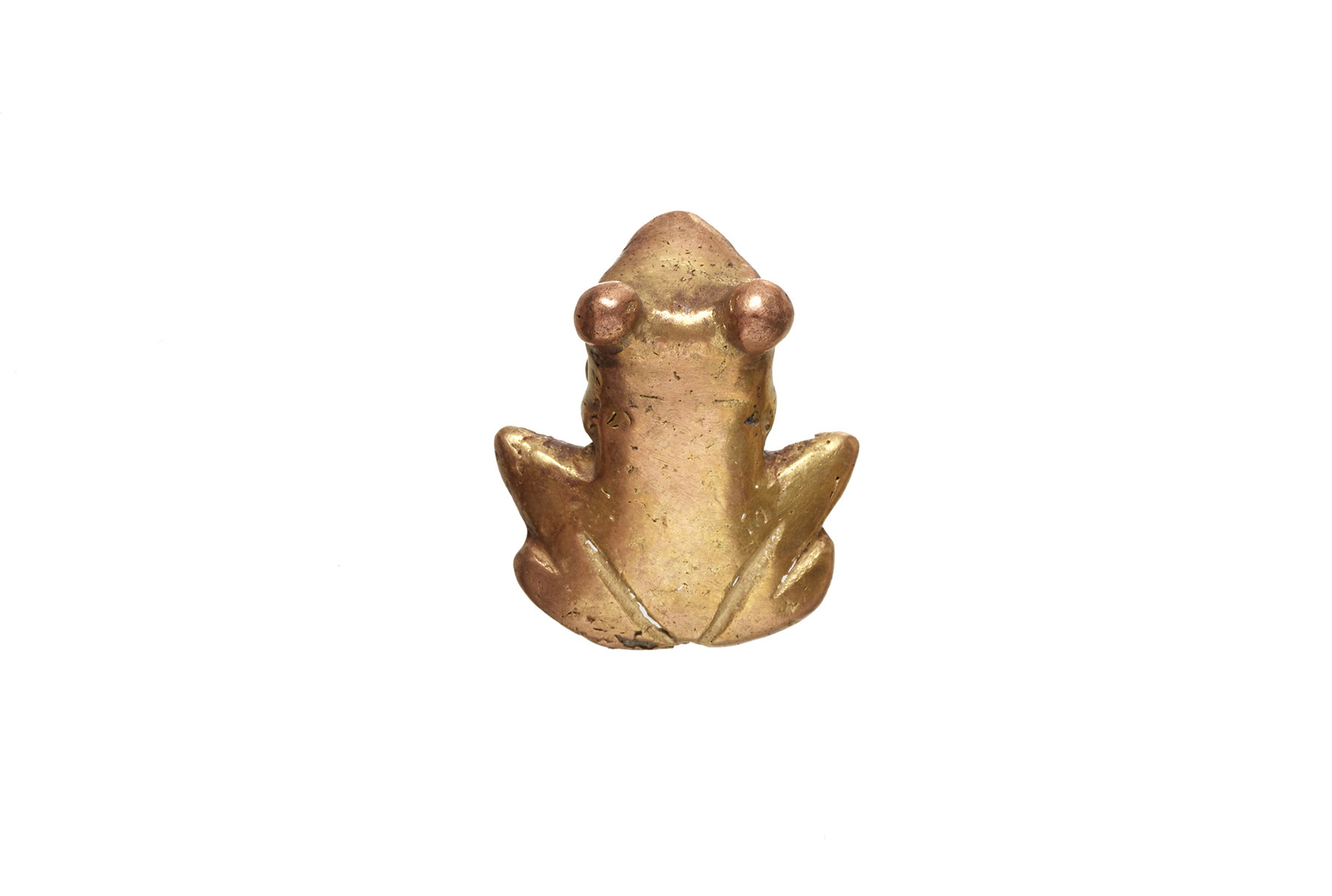 Tairona Gold and Tumbaga Ornament in the Form of a Frog